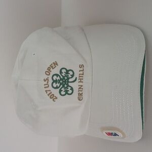 USGA Erin Hill 2017 US Open Golf Cap White Embroidered Adjustable